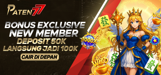 BONUS EXCLUSIVE NEW MEMBER CAIR DI DEPAN 50 + 50 = 100